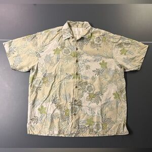Tommy Bahama Silk Shirt with Floral Design
